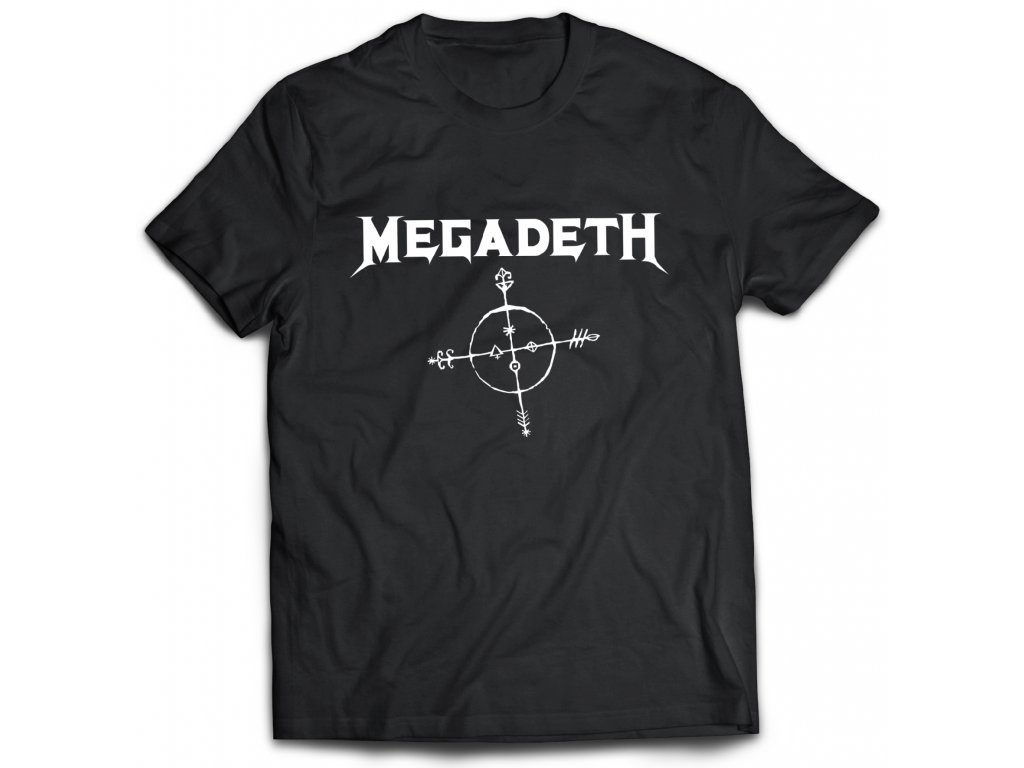 Pánske tričko Megadeth Farba: Biela, Veľkosť: XXXL