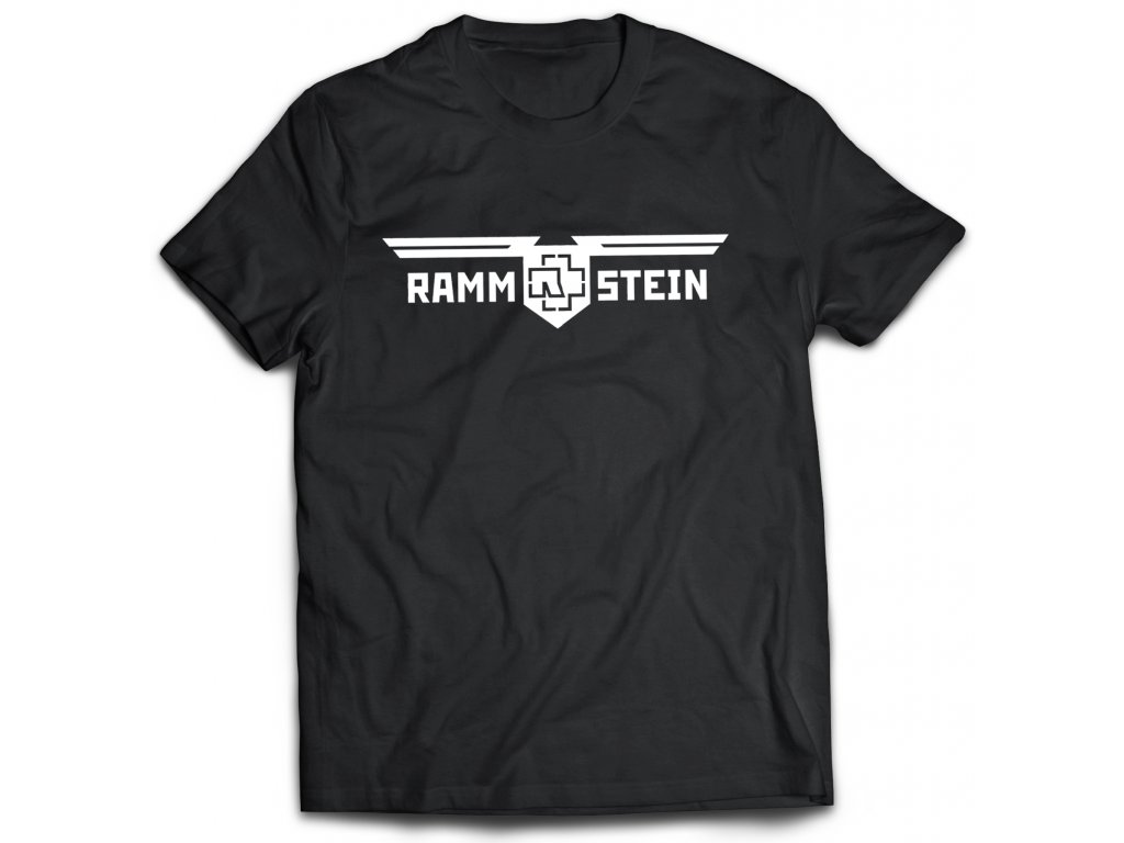 Pánske tričko Rammstein Logo Band Farba: Biela, Veľkosť: XXXL
