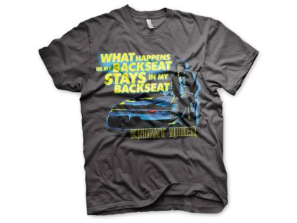 Pánske tričko Knight Rider Backseat T-Shirt (Veľkosť XXXL)