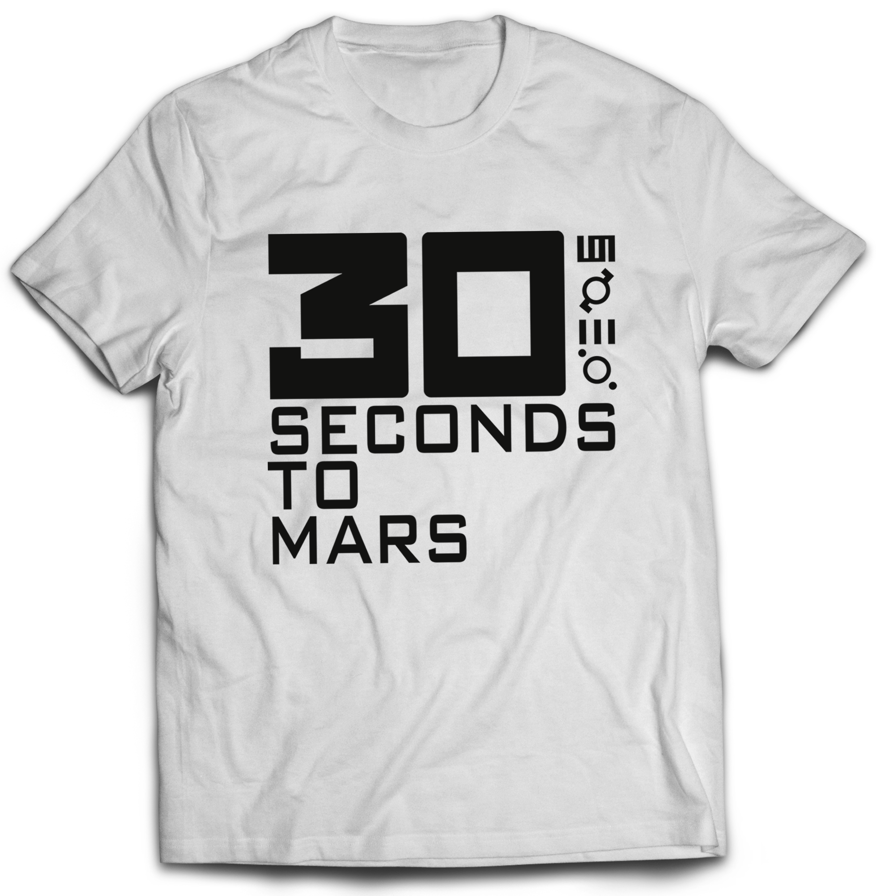 Tričko 30 Seconds To Mars Farba: Biela, Veľkosť: L