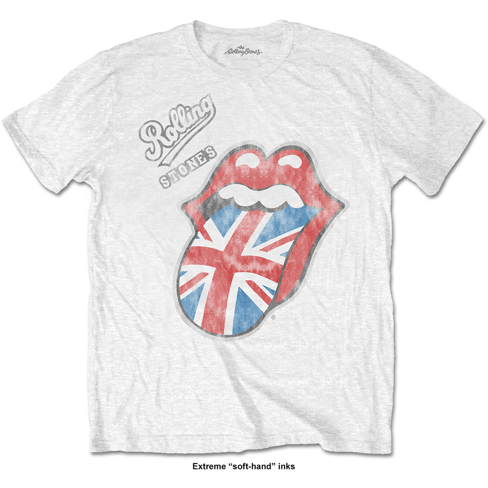 Pánske tričko THE ROLLING STONES Vintage British Tongue Veľkosť: M