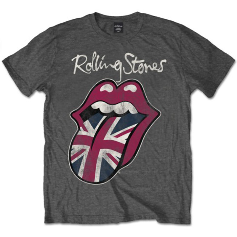 Pánske tričko The Rolling Stones Union Jack Tongue Veľkosť: S