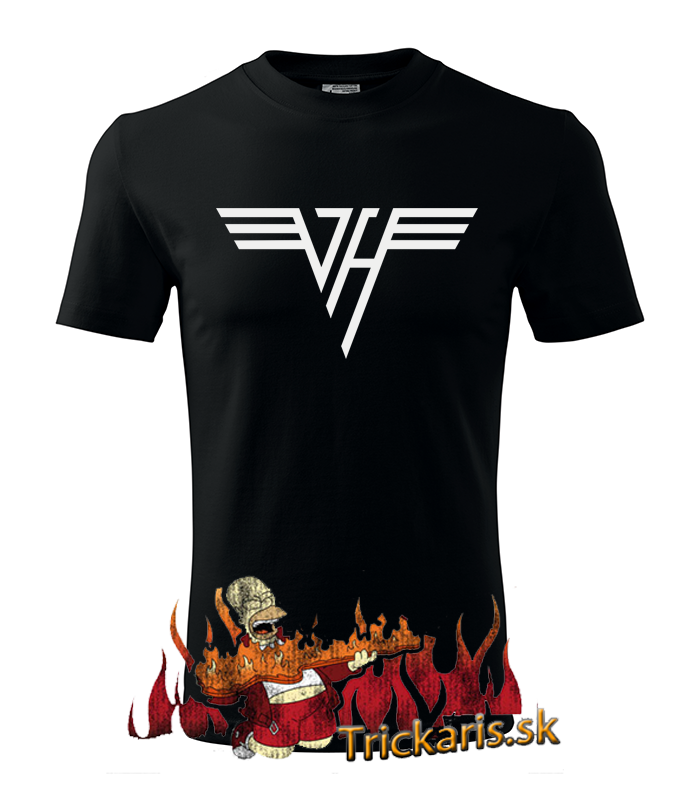 Tričko Van Halen Farba: Červená, Veľkosť: XL, Výber Farby: Pánske