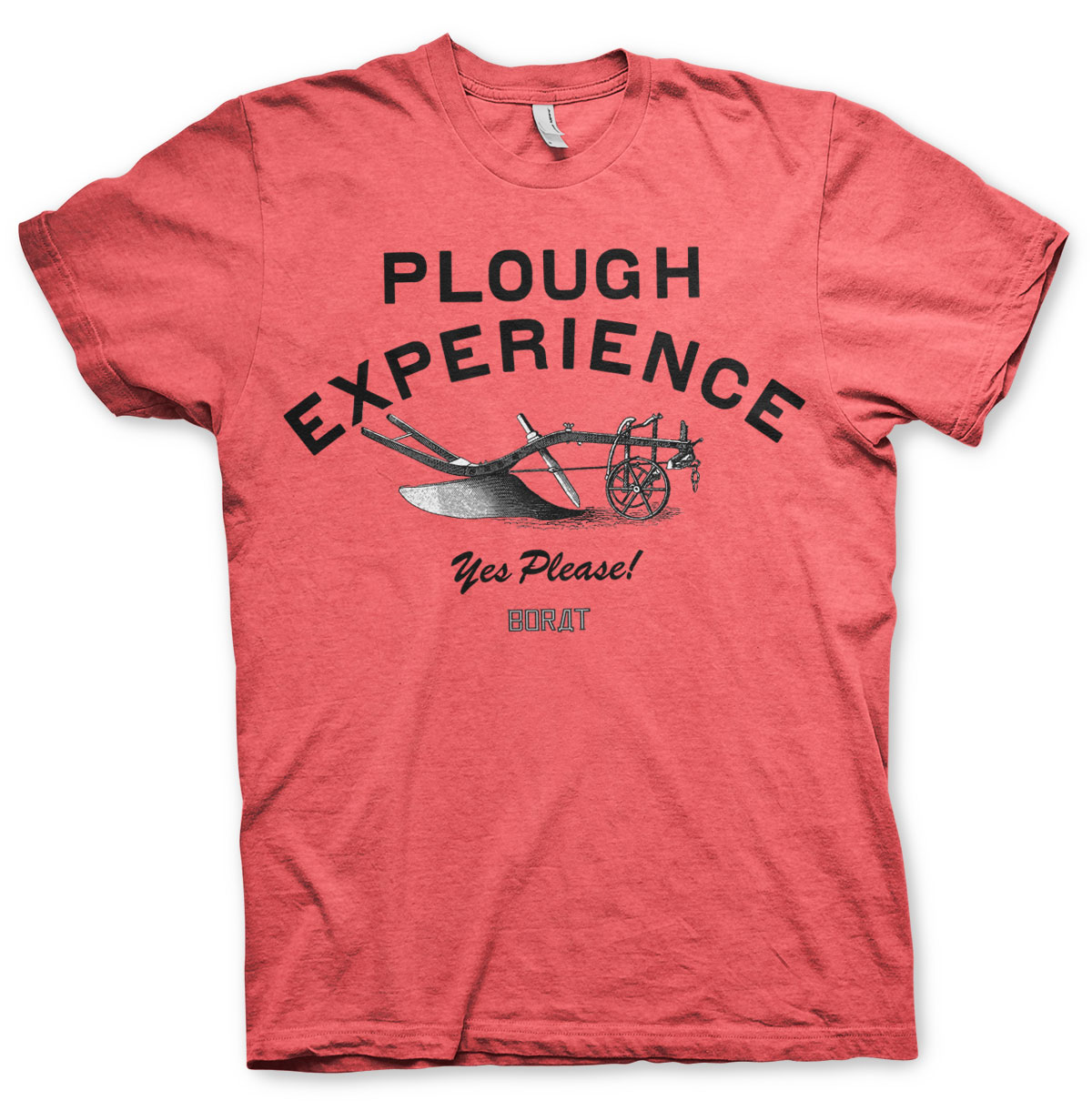 Pánske tričko PLOUGH EXPERIENCE YES PLEASE Farba: Červená, Veľkosť: S