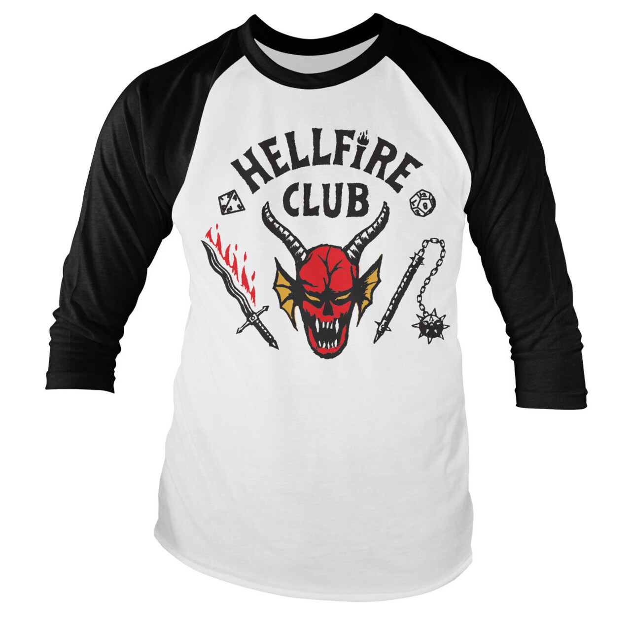 Pánske tričko s dlhým rukávom Hellfire Club Výber veľkosti: XXL