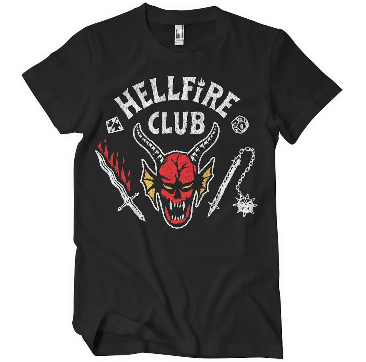 Pánske tričko Hellfire Club Farba: Čierna, Veľkosť: S
