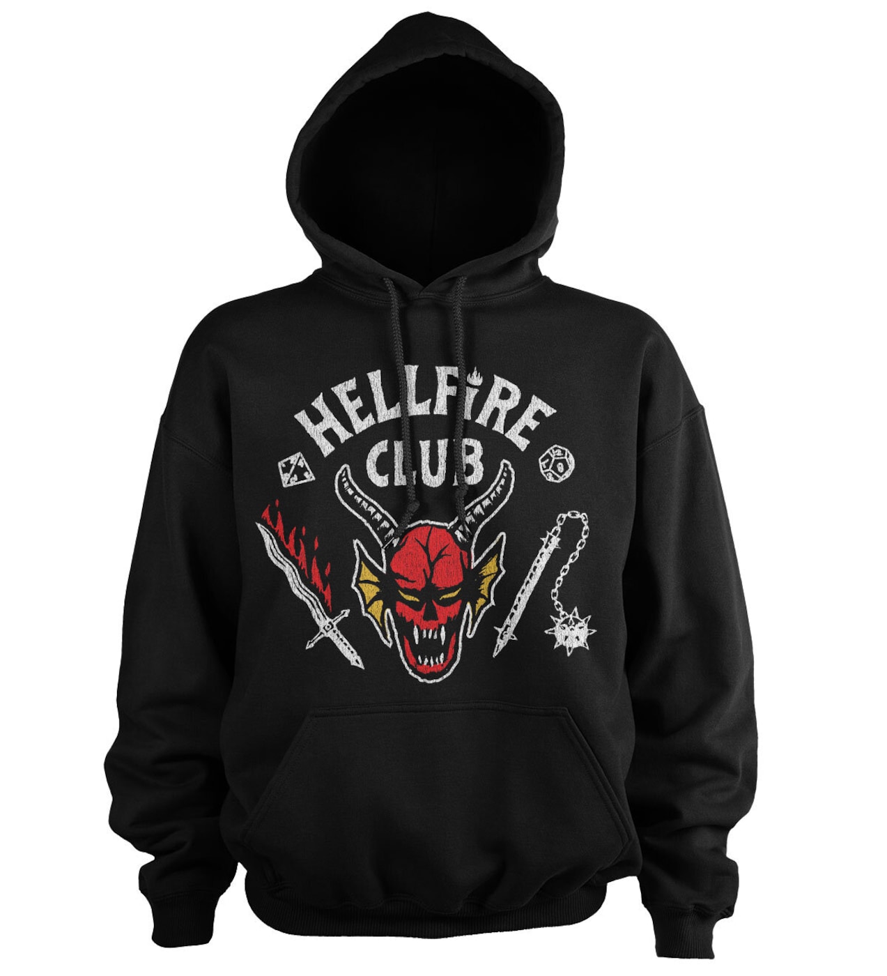 Pánska mikina Hellfire Club Farba: Čierna, Veľkosť: S