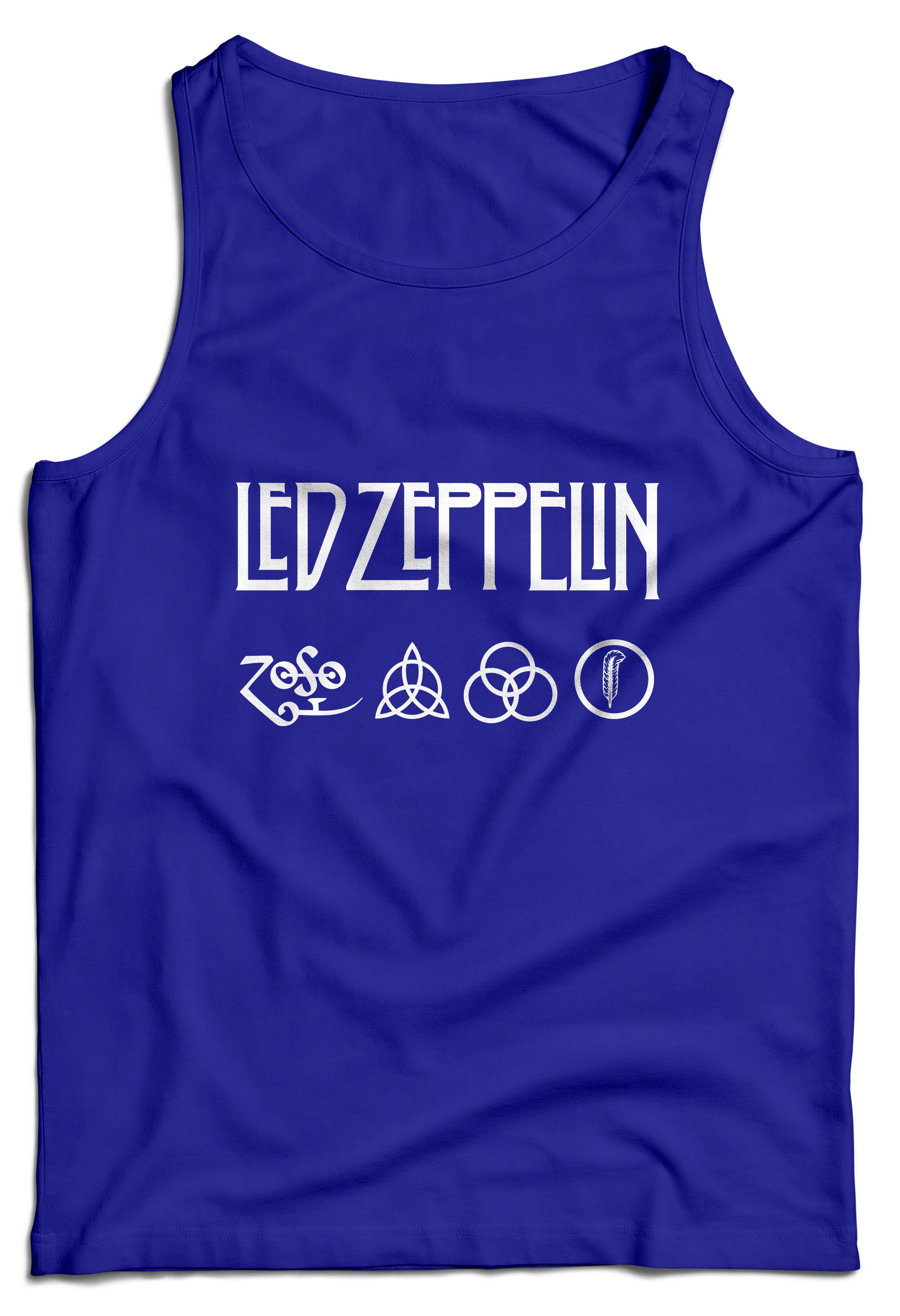 Tielko Led Zeppelin Farba: Biela, Pohlavie: pánske, Veľkosť: S