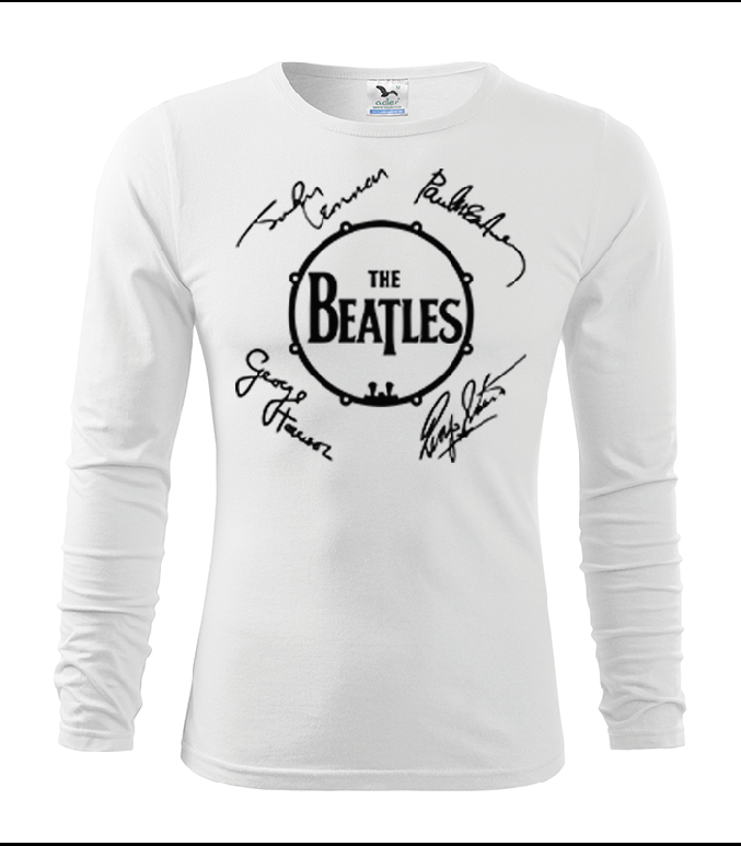 Nátielník The Beatles Farba: Biela, Veľkosť: S, Výber Farby: Pánske