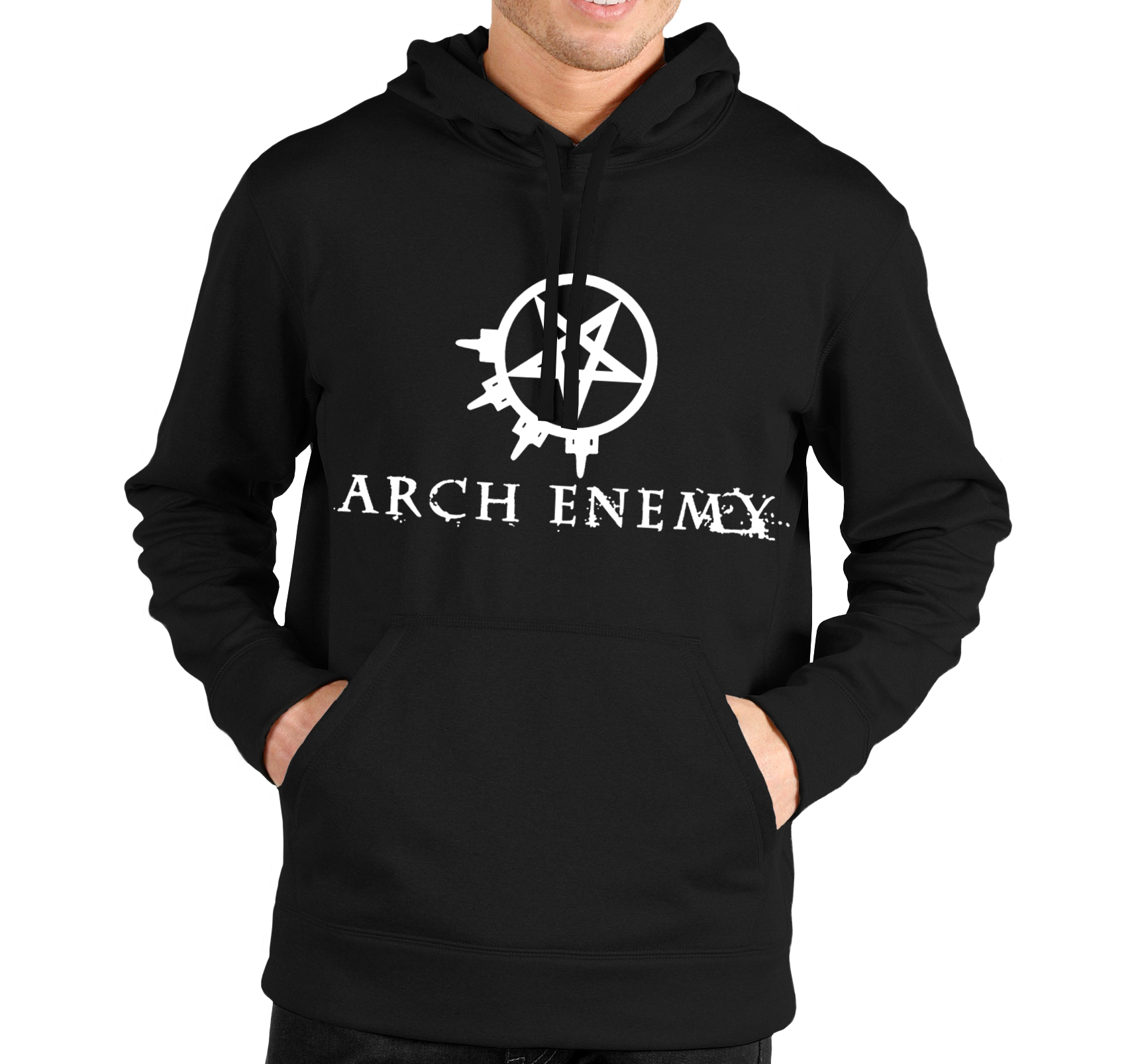 Mikina Arch Enemy Logo Veľkosť: XXL, Výber Farby: Čierna