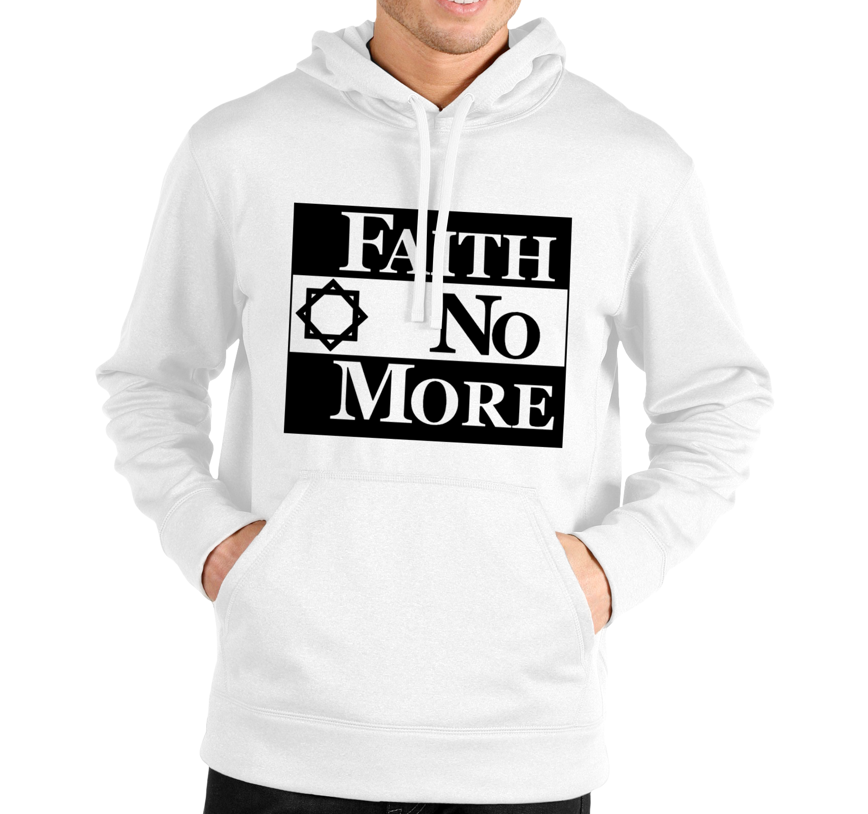 Mikina Faith No More Logo Veľkosť: XXL, Výber Farby: Čierna