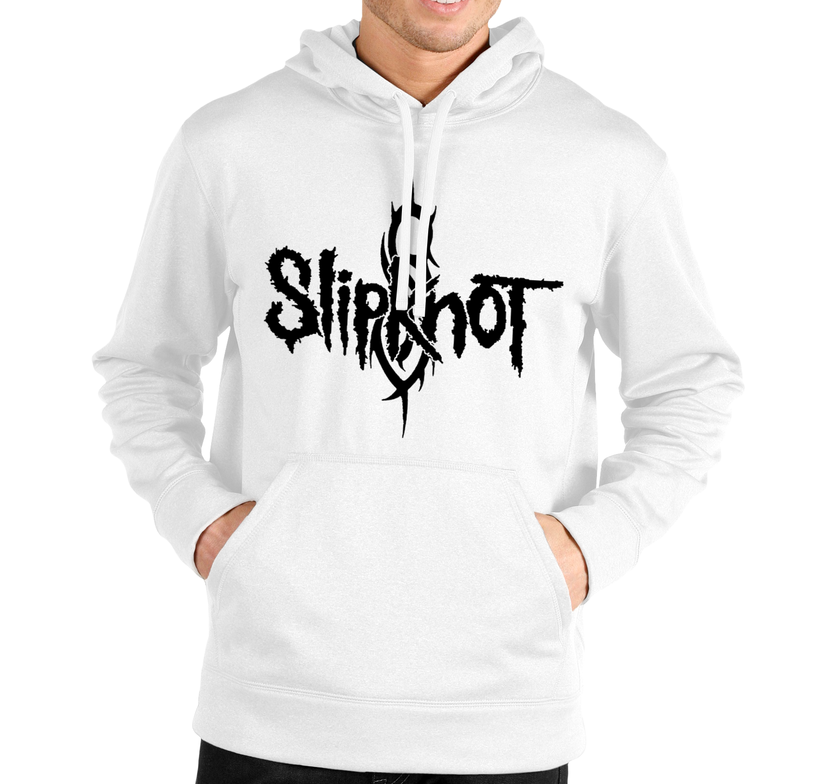 Mikina Slipknot Logo Veľkosť: XXL, Výber Farby: Čierna