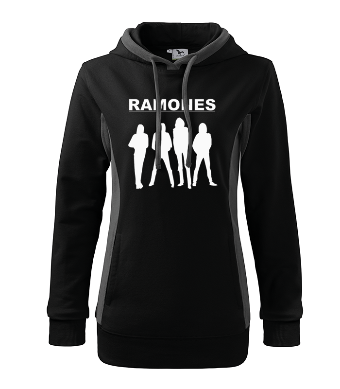 Dámska mikina Ramones Farba: Červená, Pohlavie: Dámske, Veľkosť: XL