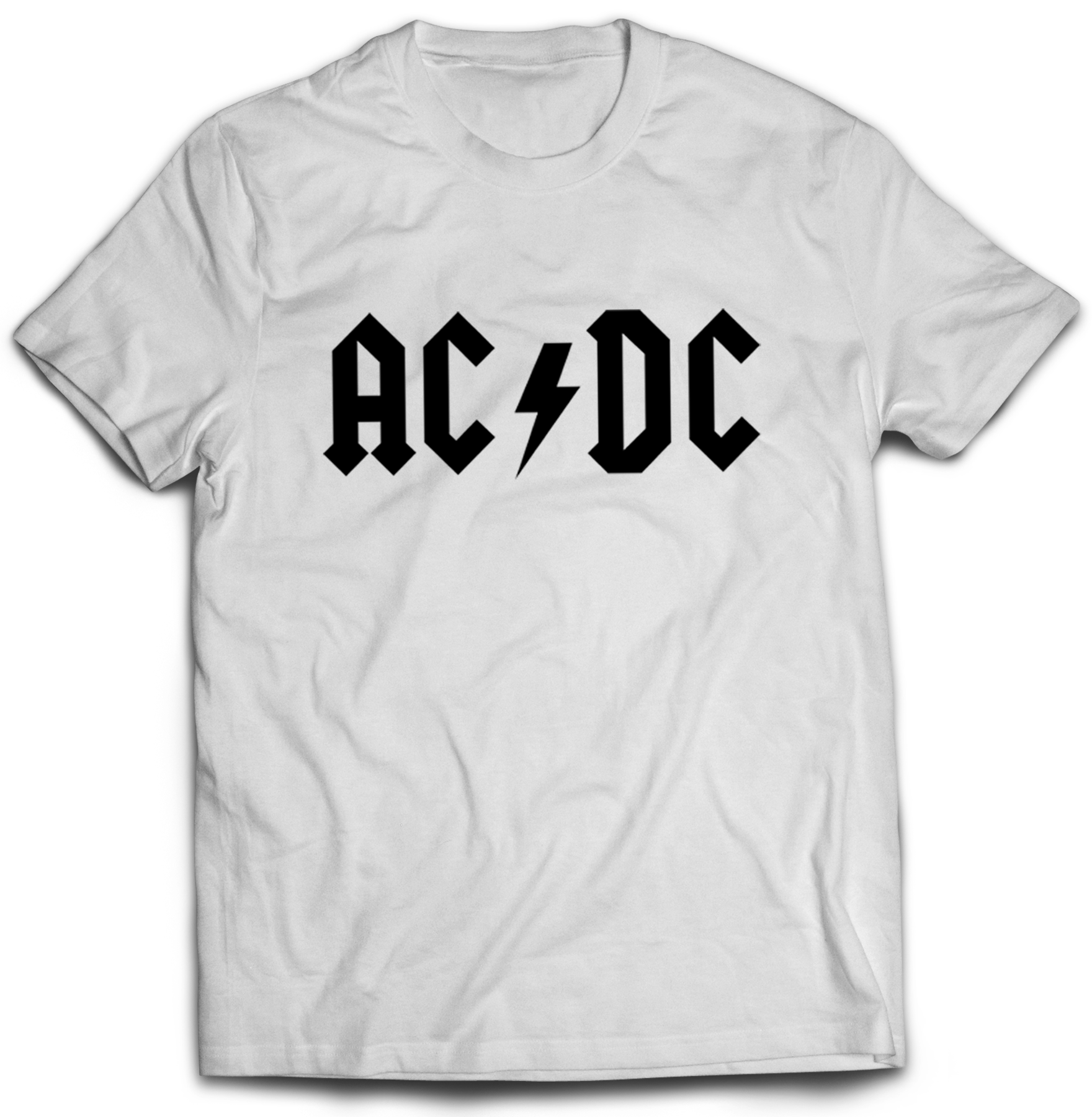 Pánske tričko AC/DC Farba: Biela, Veľkosť: S