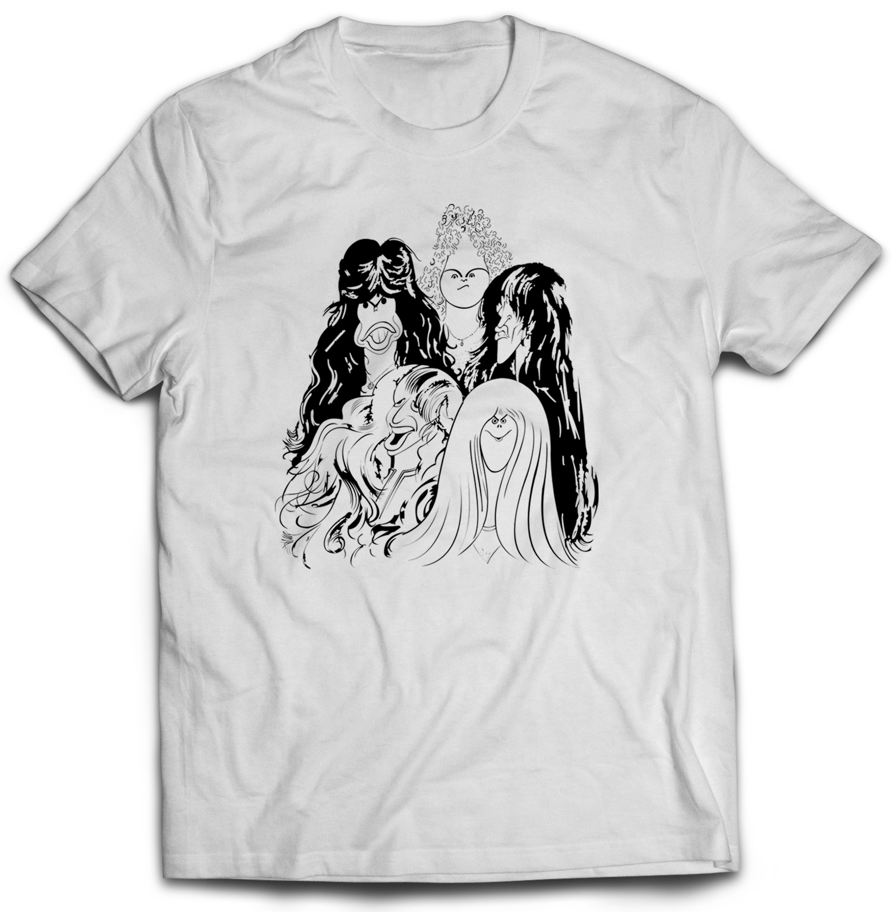 Pánske tričko Aerosmith band Farba: Biela, Veľkosť: L