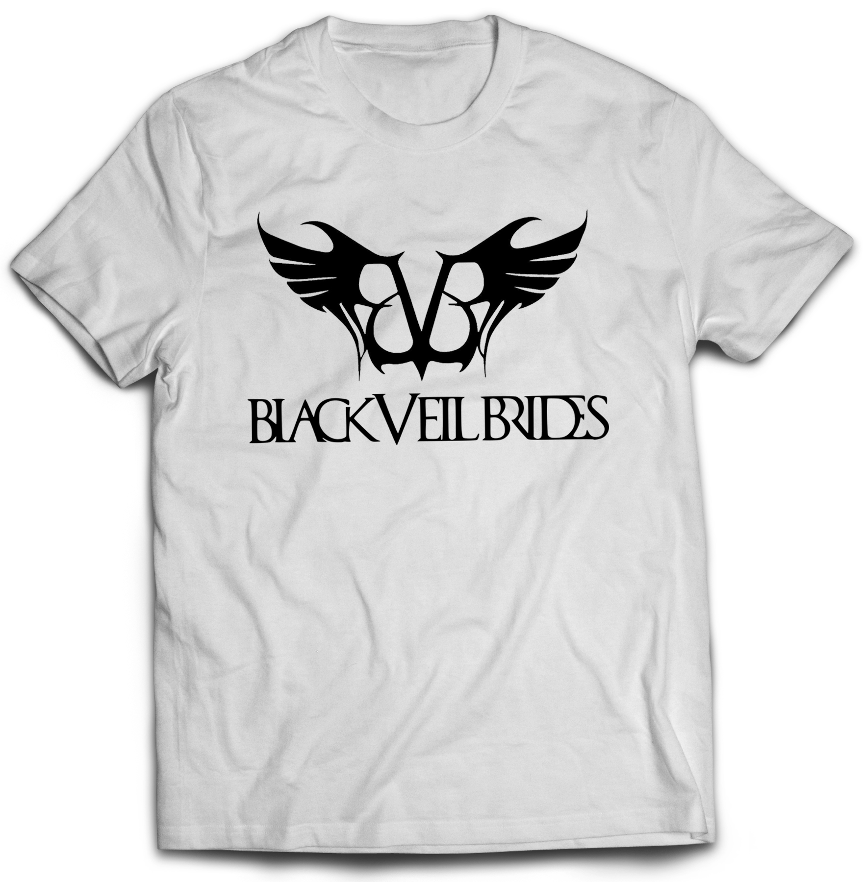 Pánske tričko Black Veil Brides Logo Farba: Biela, Veľkosť: L