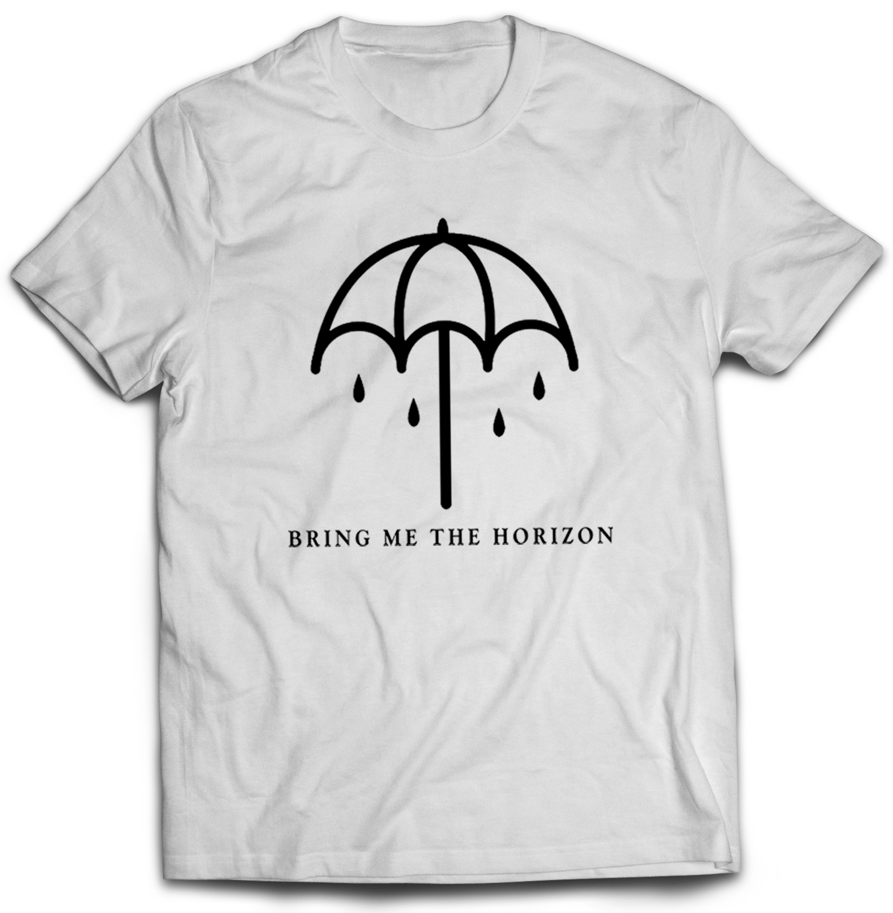 Pánske tričko Bring Me The Horizon Logo Farba: Biela, Veľkosť: S