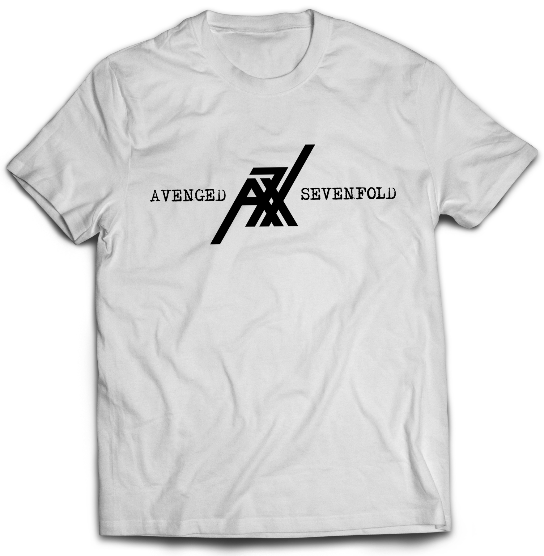 Pánske tričko Avenged Sevenfold Logo AX7 Farba: Biela, Veľkosť: S