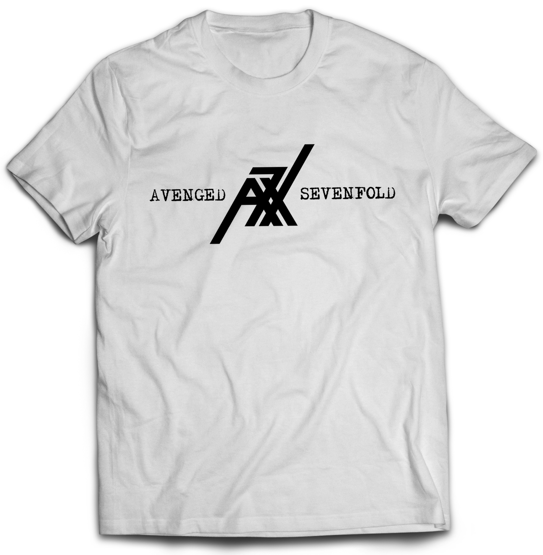 Pánske tričko Avenged Sevenfold Logo AX7 Farba: Biela, Veľkosť: XL