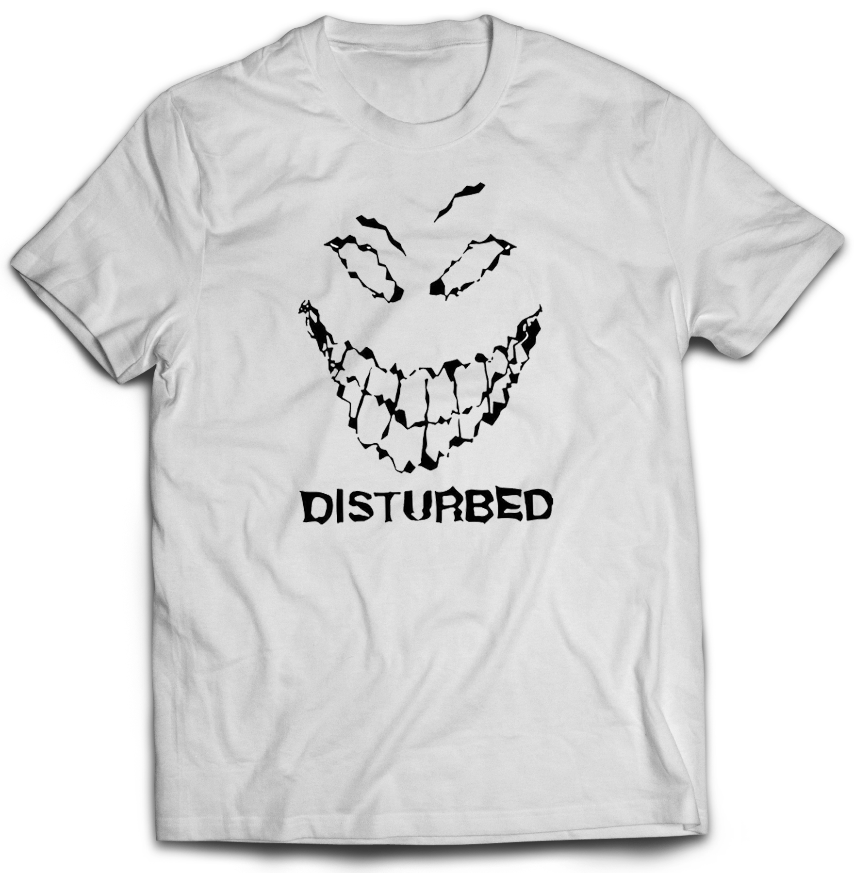 Pánske tričko Disturbed Face Farba: Biela, Veľkosť: XL