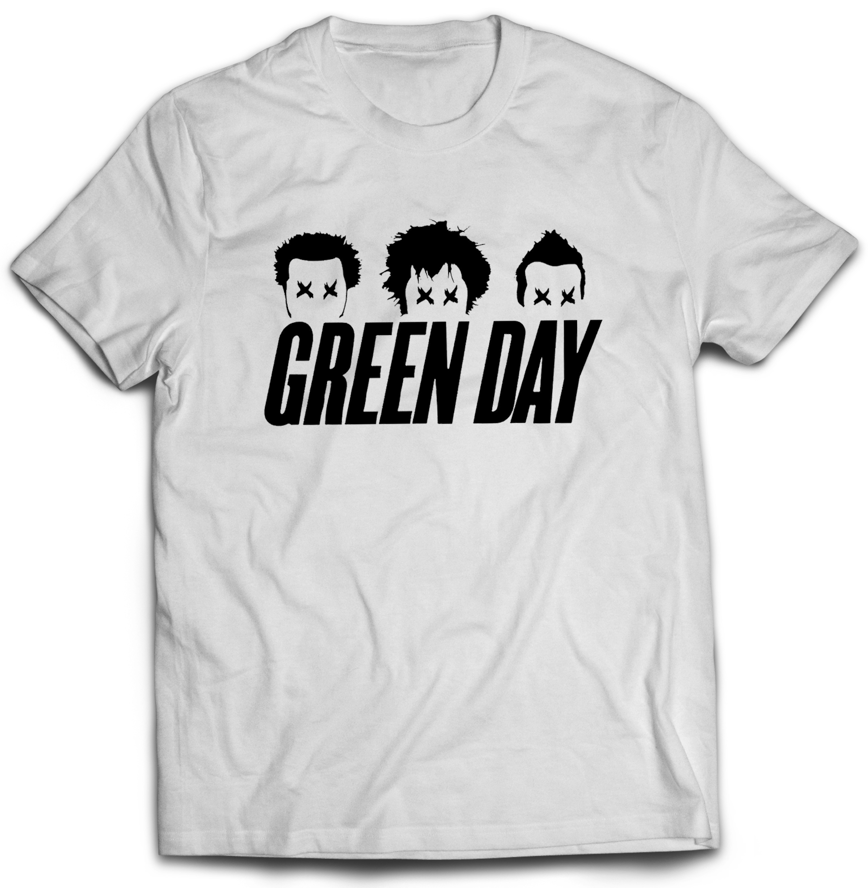 Pánske tričko Green Day Band Farba: Biela, Veľkosť: S