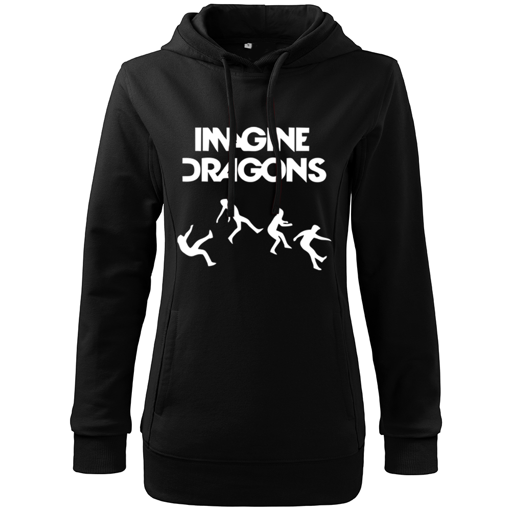 Dámska mikina Imagine Dragons Logo Farba: Biela, Veľkosť: XXL