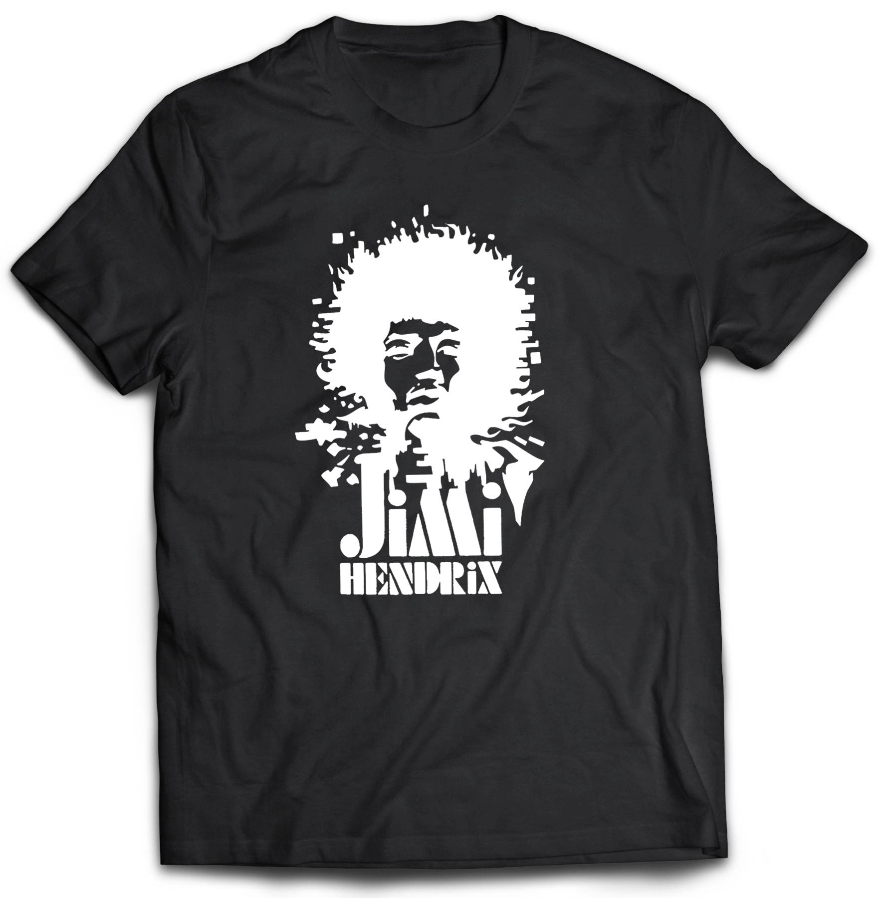 Pánske tričko Jimi Hendrix Face logo Farba: Biela, Veľkosť: XXL
