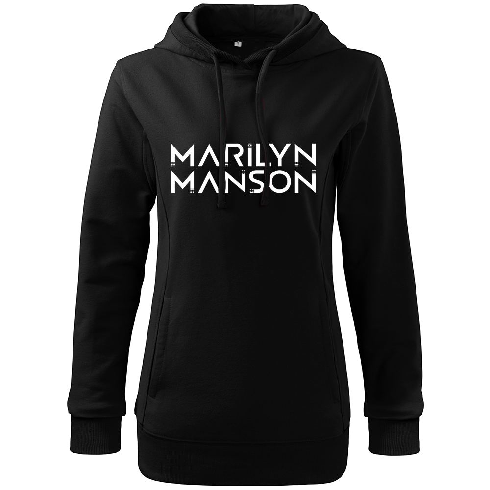 Dámska mikina Marilyn Manson Logo Farba: Biela, Veľkosť: XXL