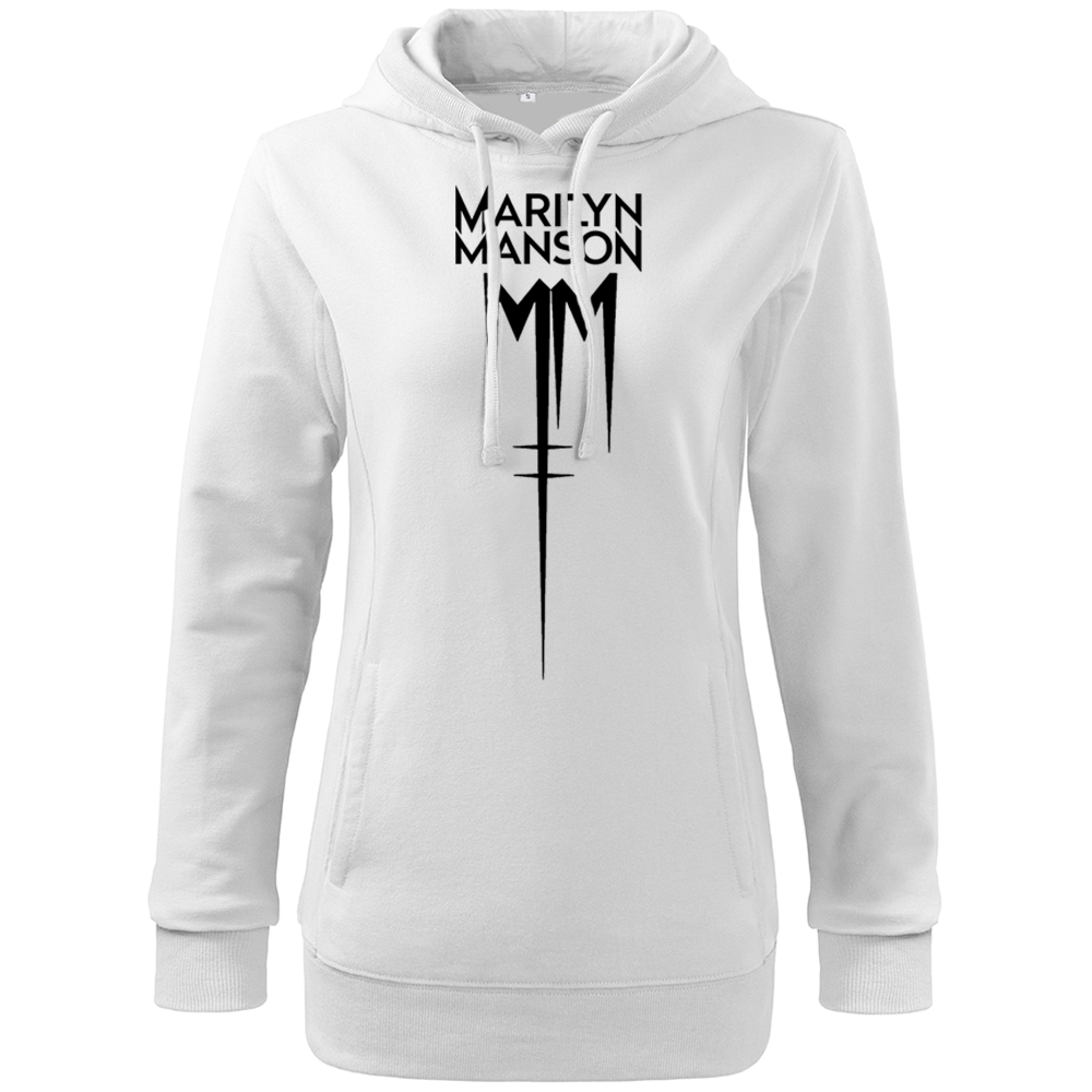 Dámska mikina Marilyn Manson Tour Farba: Biela, Veľkosť: S