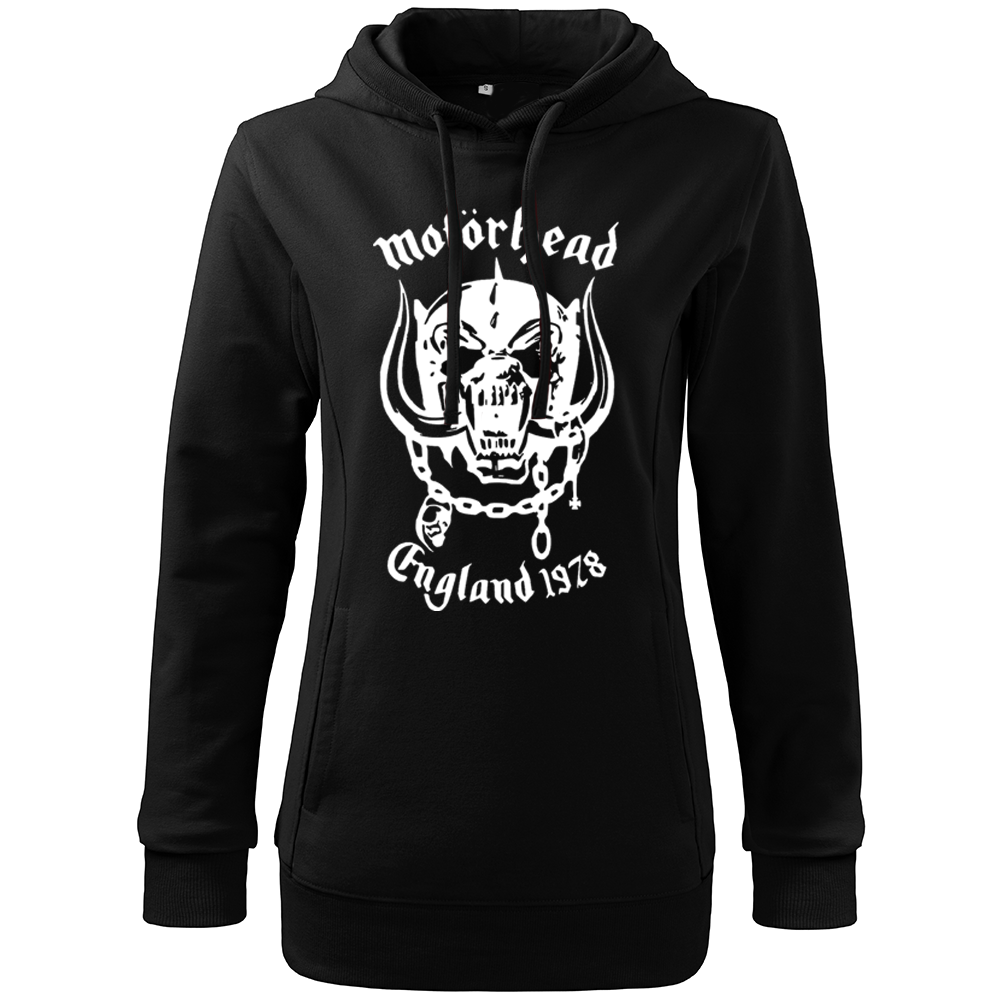 Dámska mikina Motörhead Logo Farba: Biela, Veľkosť: XXL