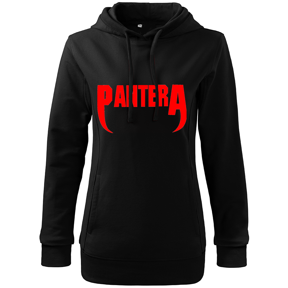 Dámska mikina Pantera Logo Band Farba: Čierna, Veľkosť: XXL