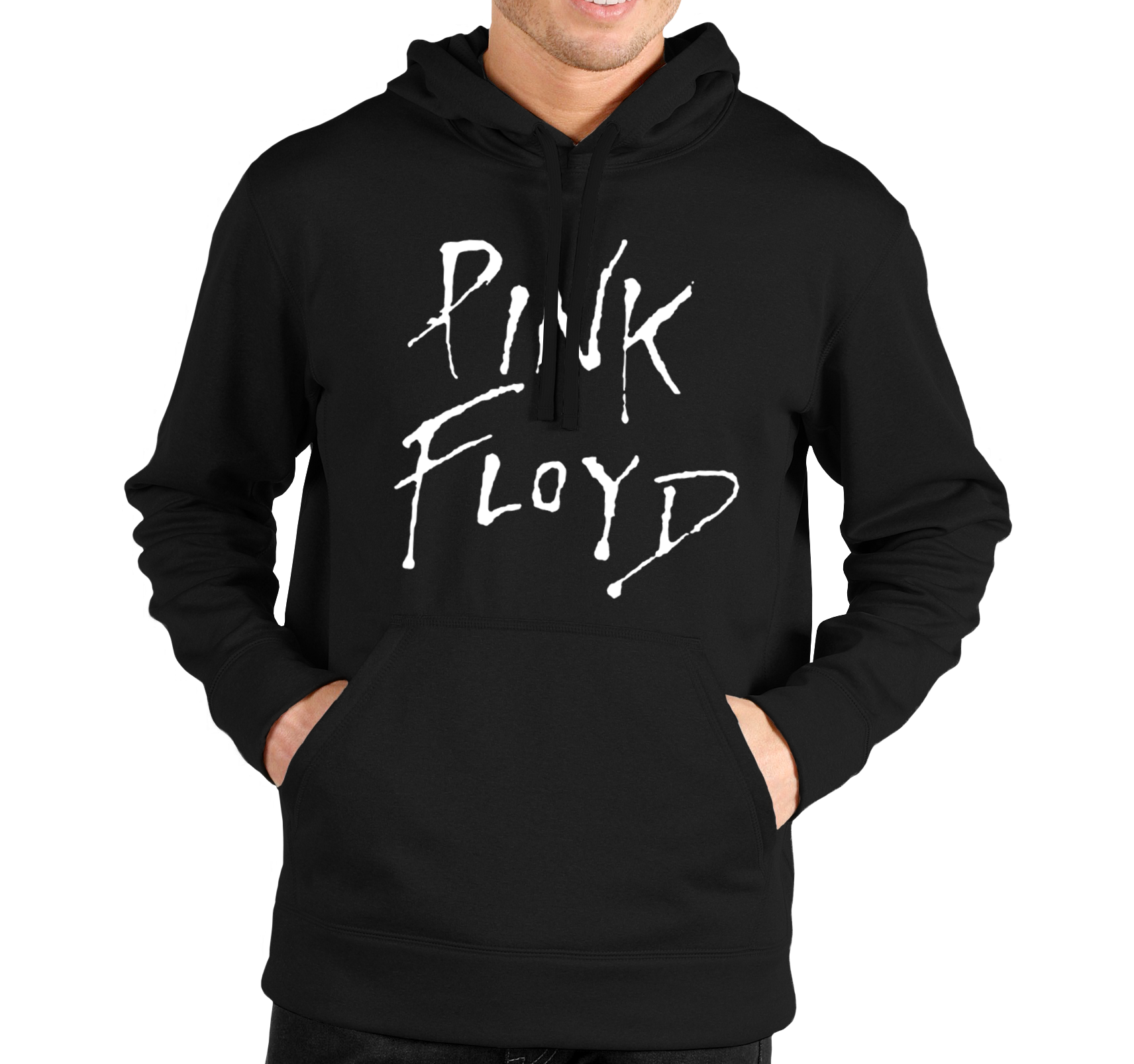 Pánska mikina Pink Floyd Logo Veľkosť: XXL, Výber Farby: Čierna
