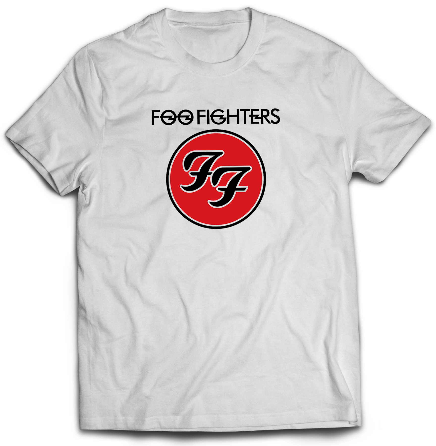 Pánske tričko Foo Fighters Logo Band Farba: Biela, Veľkosť: XXL