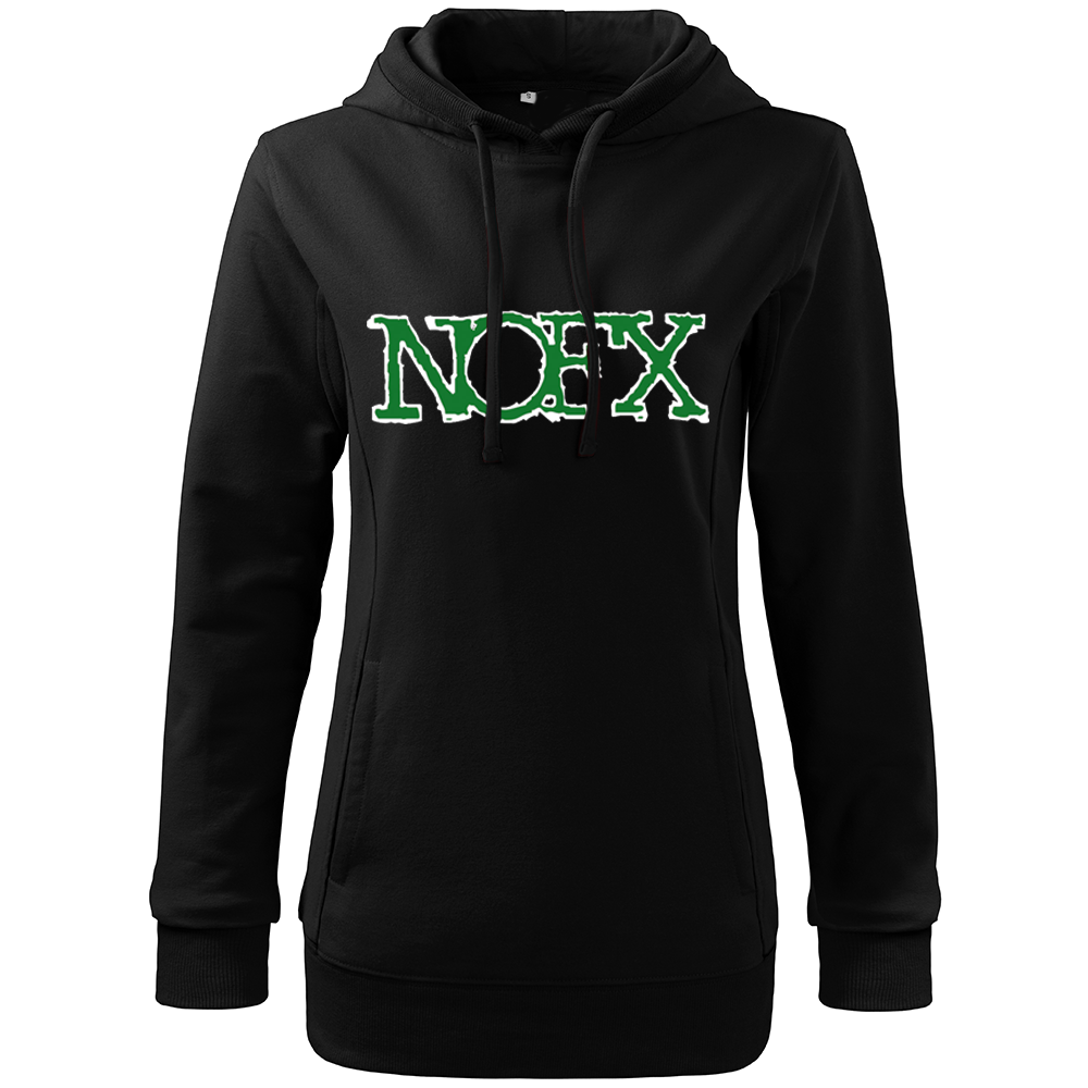 Dámska mikina NOFX Logo Farba: Biela, Veľkosť: XXL