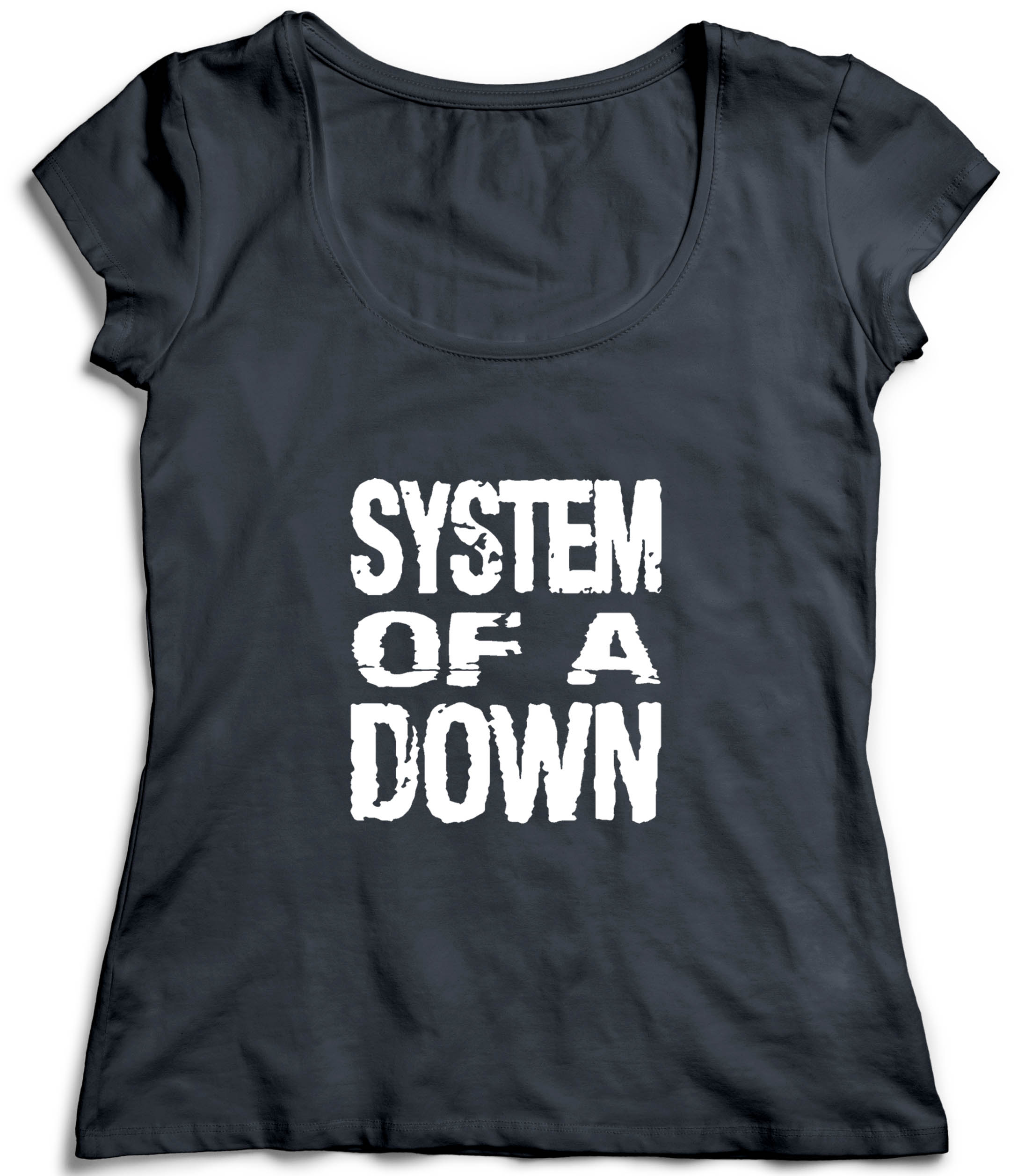 Dámske tričko System of a Down Logo Farba: Biela, Veľkosť: XS