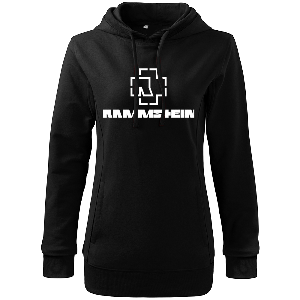 Dámska mikina Rammstein Logo Farba: Biela, Veľkosť: XXL