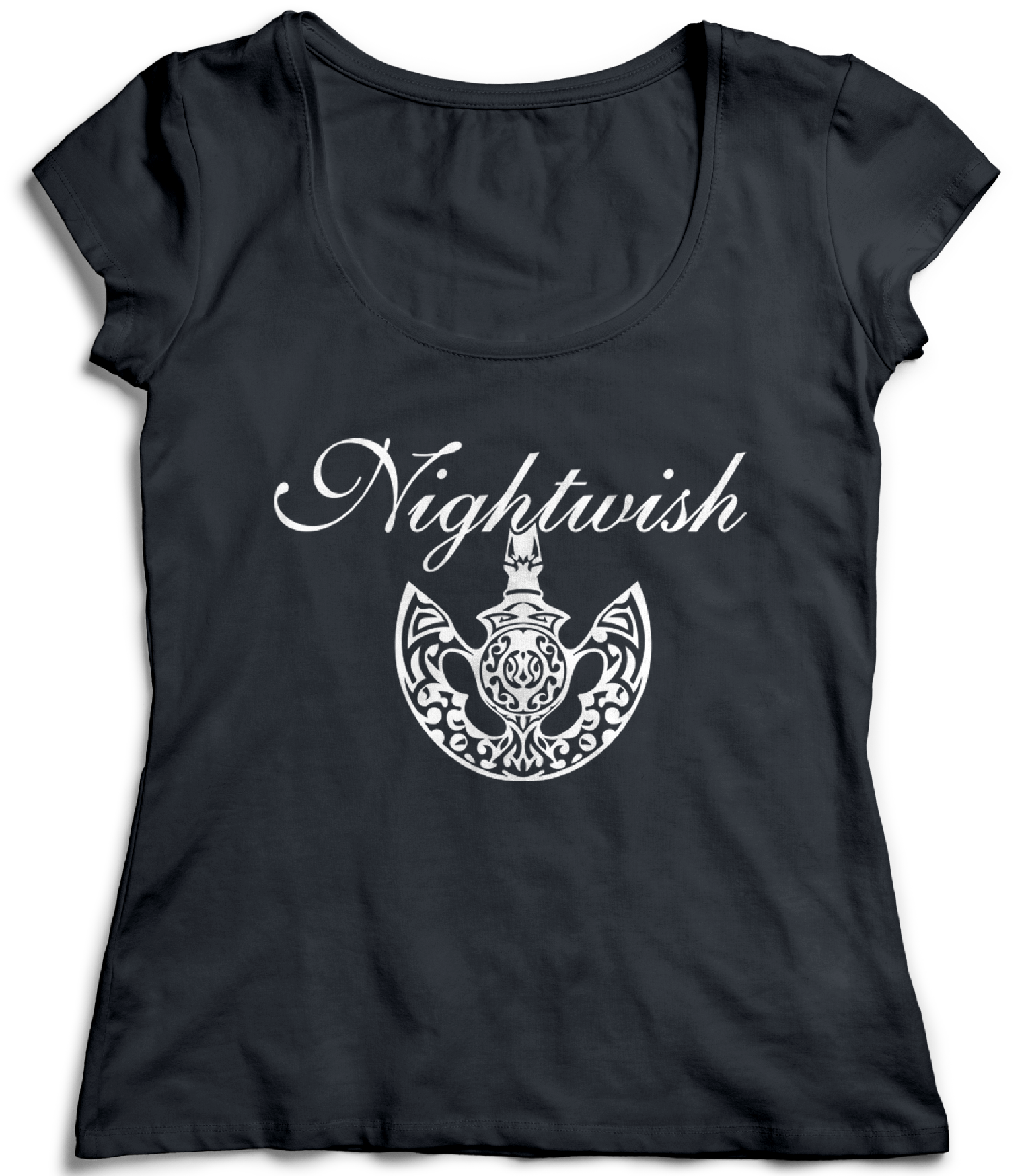 Dámske tričko Nightwish Logo Farba: Čierna, Veľkosť: L