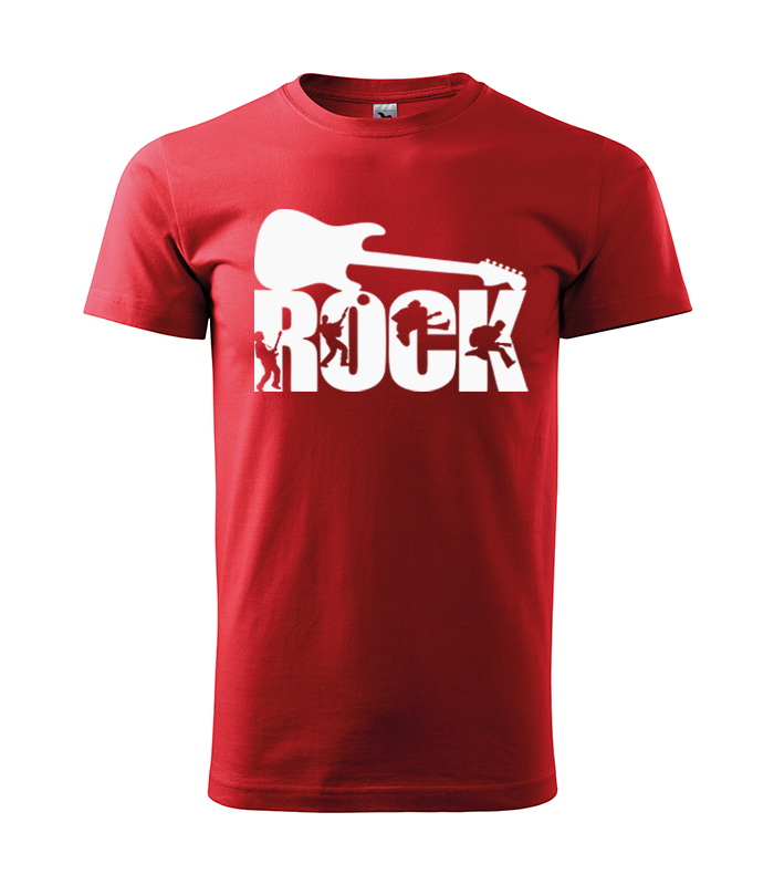 Dámske Tričko Rock Farba: Červená, Veľkosť: XL, Výber Farby: Dámske