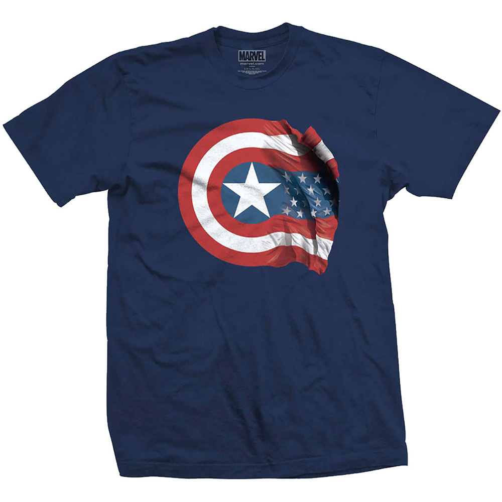 Pánske tričko Captain America American Shield Veľkosť: M