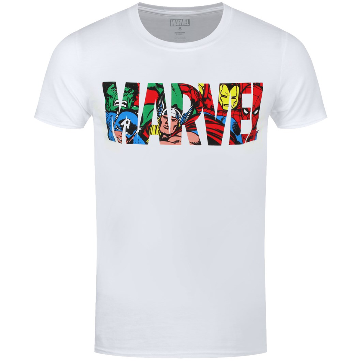 Pánske tričko MARVEL LOGO CHARACTER Veľkosť: XL