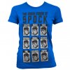 Dámske tričko The Many Moods Of Spock (Farba Modrá, Veľkosť M)