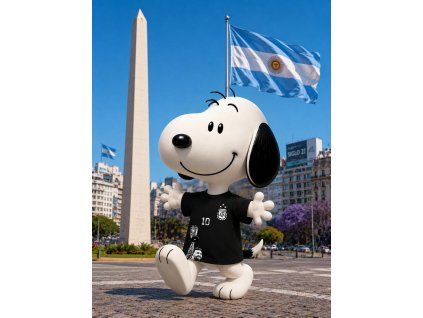 Detské Čierne Tričko Argentína