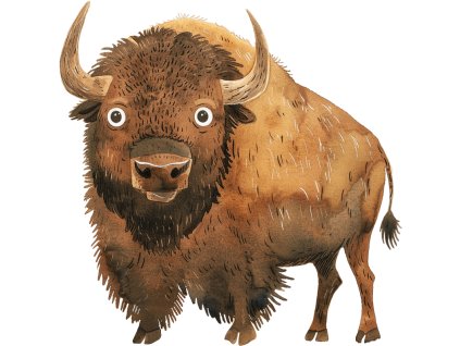 Nažehlovačka Bizon (ROZMĚRY velikost 20 cm)