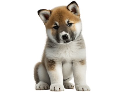 Nažehlovačka Akita Inu štěně (ROZMĚRY velikost 12 cm)