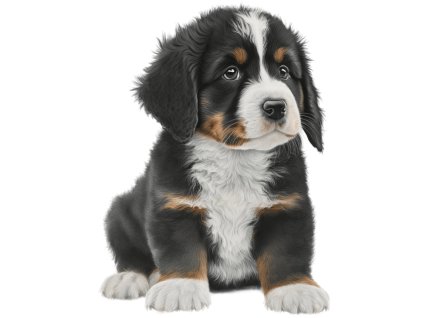 Nažehlovačka Bernský salašnický pes štěně (ROZMĚRY velikost 20 cm)