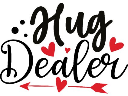 Nažehlovačka Hug Dealer (ROZMĚRY velikost 20 cm)