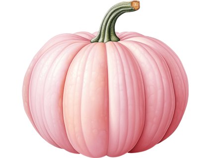 Nažehlovačka Dýně růžová (ROZMĚRY velikost 20 cm)