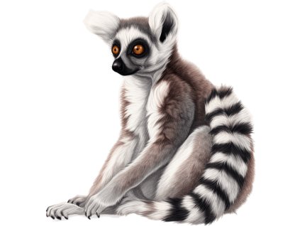 Nažehlovačka Lemur (ROZMĚRY velikost 20 cm)