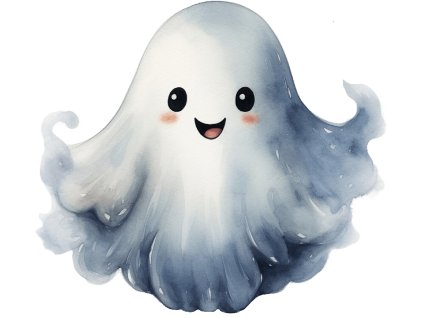 Nažehlovačka Duch s úsměvem (ROZMĚRY velikost 12 cm)