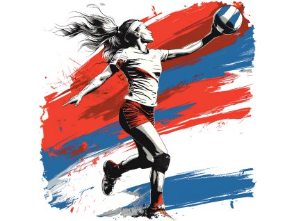 Nažehlovačka Volejbal (ROZMĚRY velikost 20 cm)